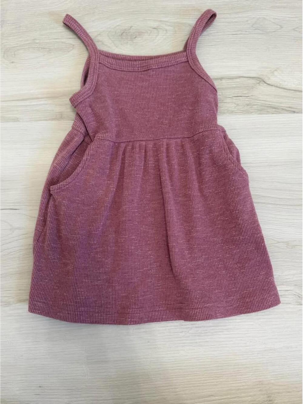 12-18m • Little Bipsy • Baby Toddler Girl Clothes Heathered Red Dress